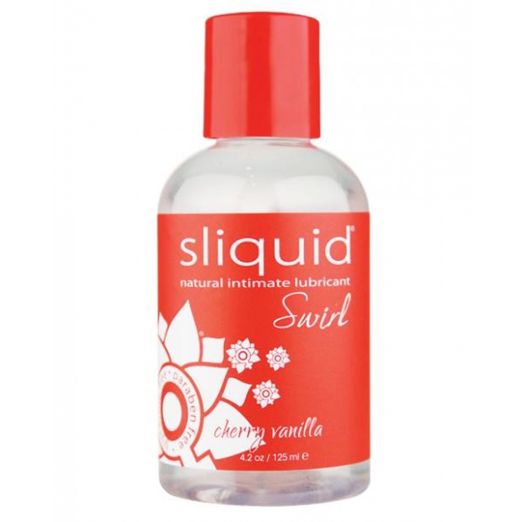 Sliquid Swirl Lubricant Cherry Vanilla 4.2oz - Sliquid