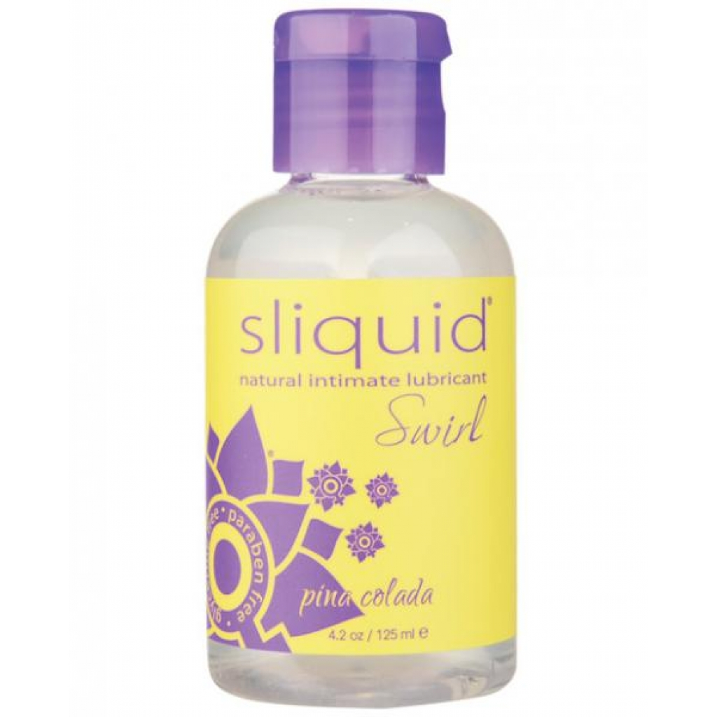 Sliquid Swirl Lubricant Pina Colada 4.2oz - Sliquid
