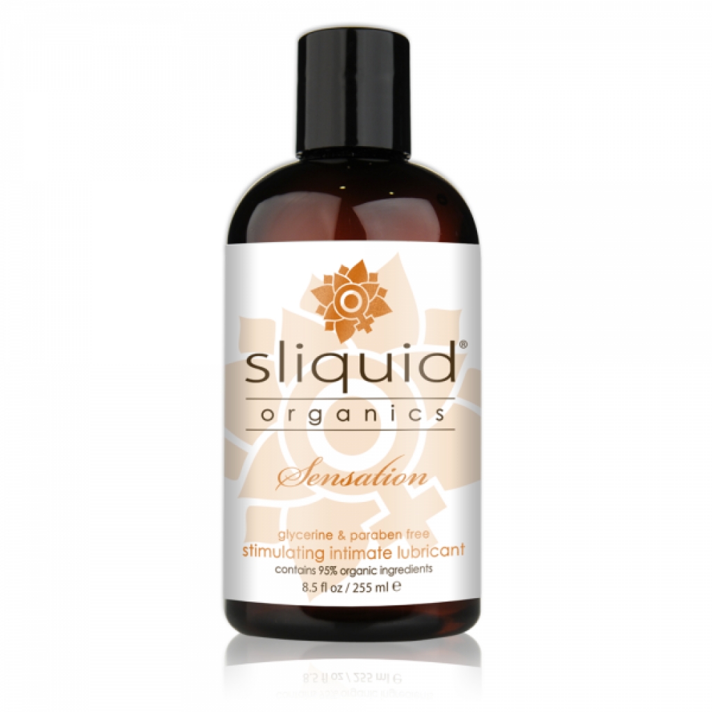 Sliquid Organic Sensations Warming Lubricant 8.5oz - Sliquid
