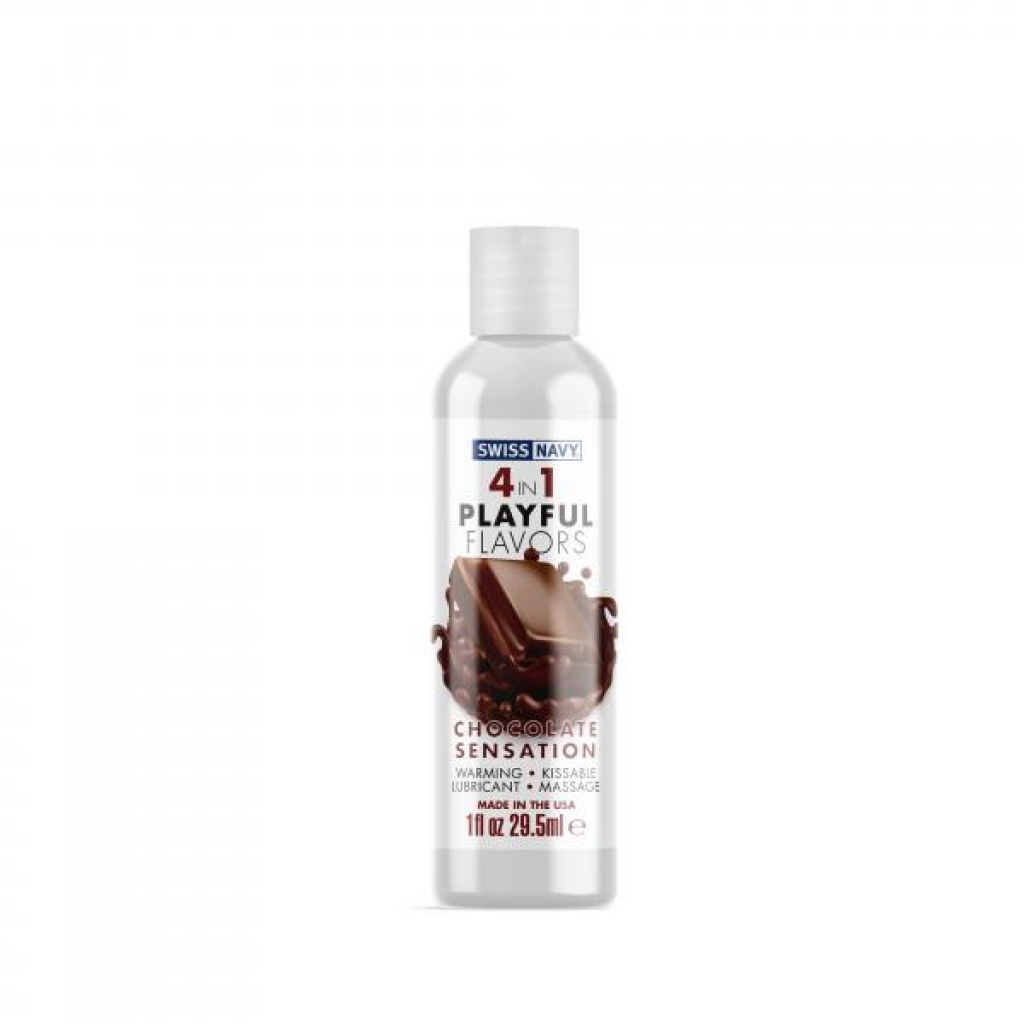 Swiss Navy 4 In 1 Playful Flavors Chocolate Sensation 1oz - Md Science