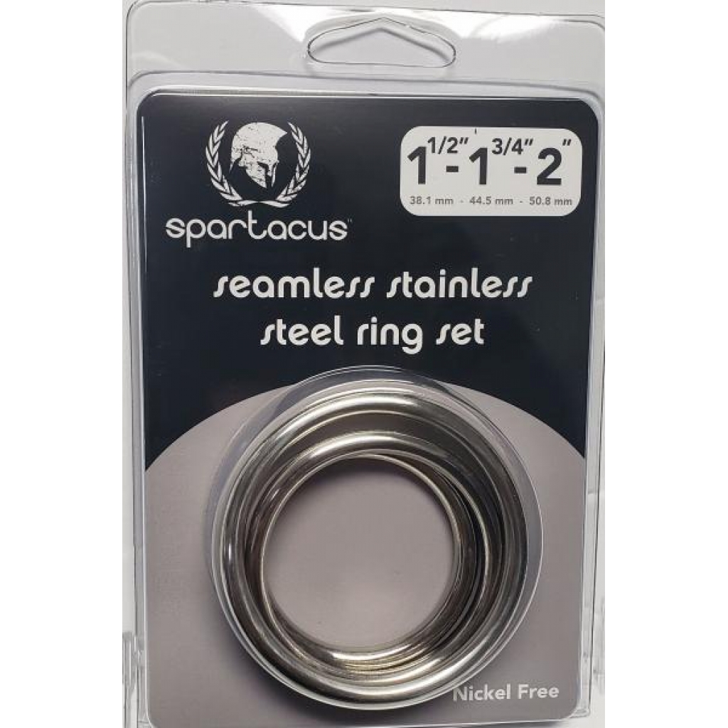 Seamless Stainless Steel C Ring Set - 1.5 1.75