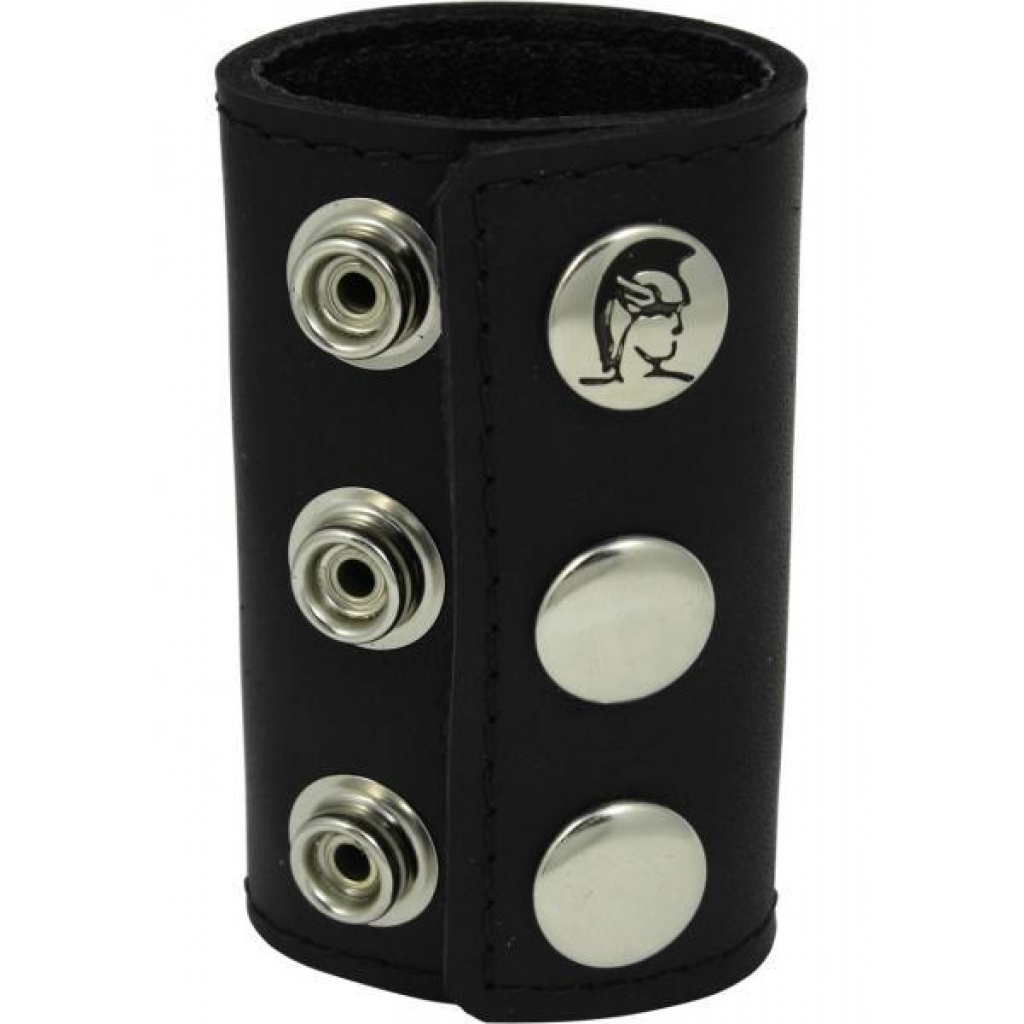 Ball Stretcher With Snaps 3 Inch - Black - Spartacus