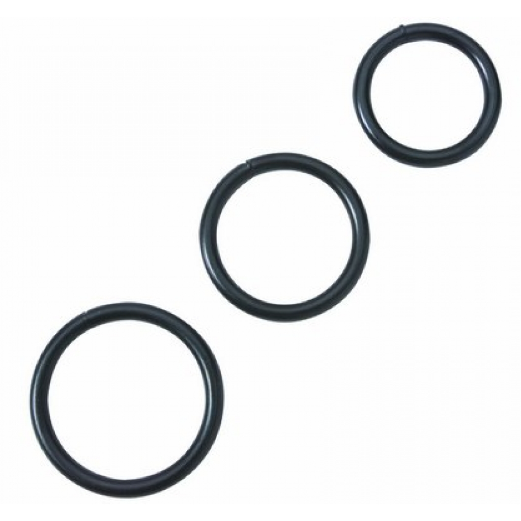 Black Steel O-Ring Set - Spartacus