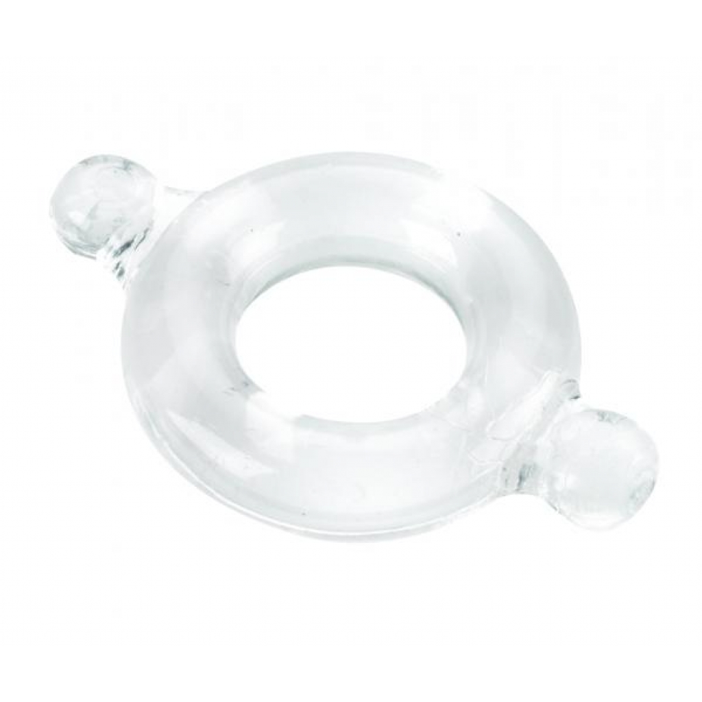 Elastomer Cock Ring - Clear - Spartacus