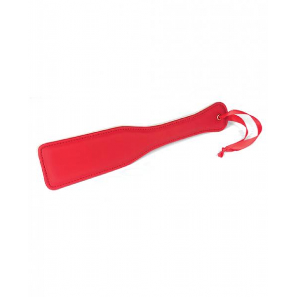 Plush Lined Red Pu Paddle - Spartacus