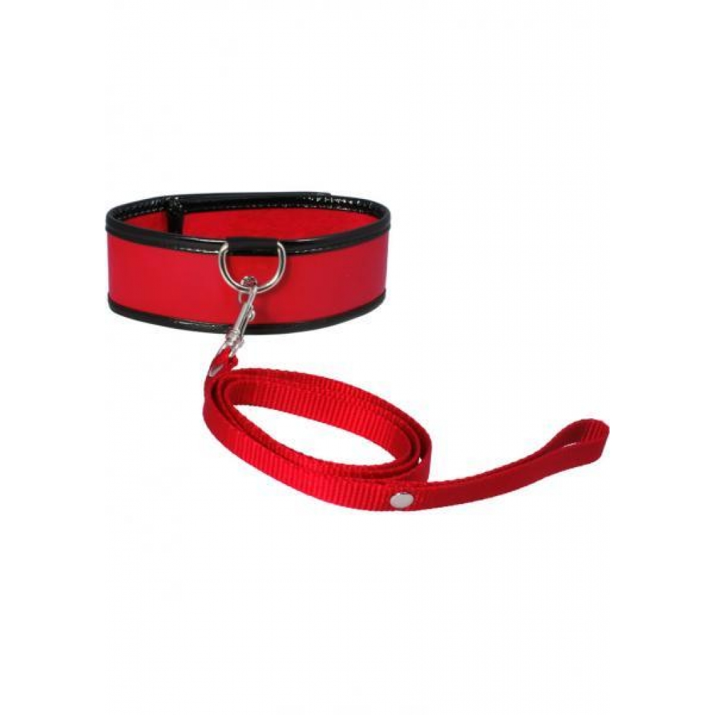 Sex & Mischief Red Leash and Collar - Sportsheets