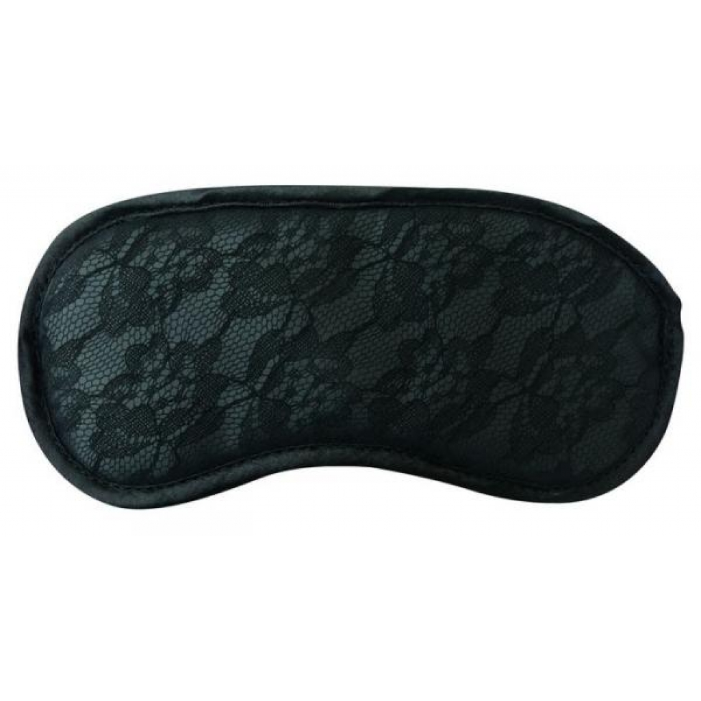 Midnight Lace Blindfold Black O/S - Sportsheets