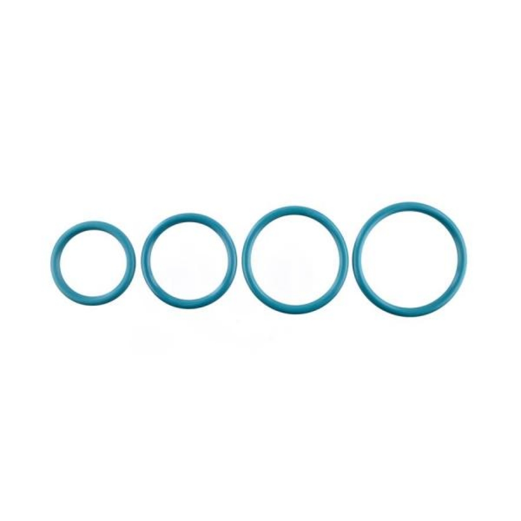Turquoise O-ring 4pk - Sport Sheets