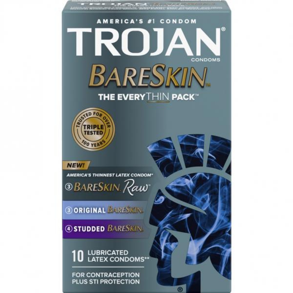 Trojan Bareskin Everythin 10 Ct - Paradise Products