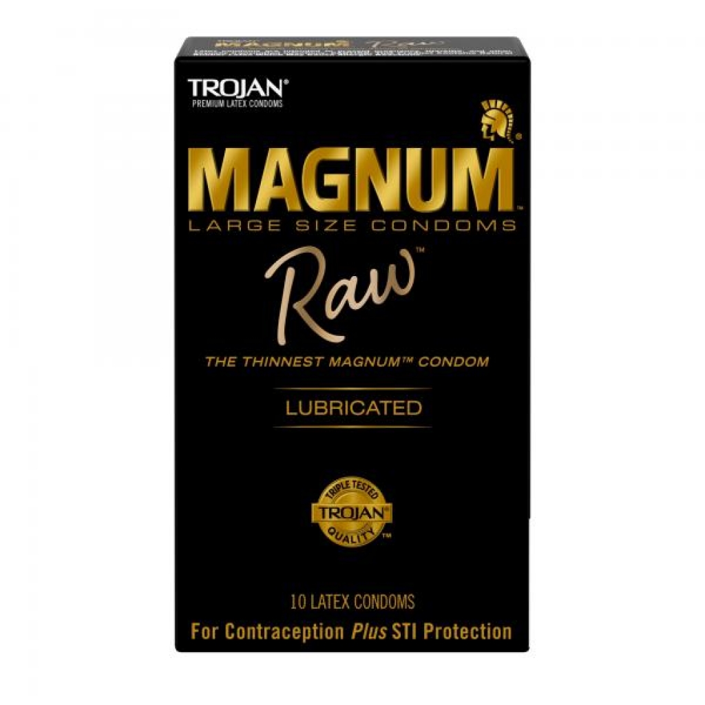 Trojan Magnum Raw 10 Pack - Paradise Products