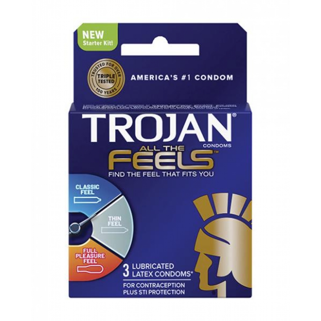 Trojan All The Feels 3ct - Paradise Products