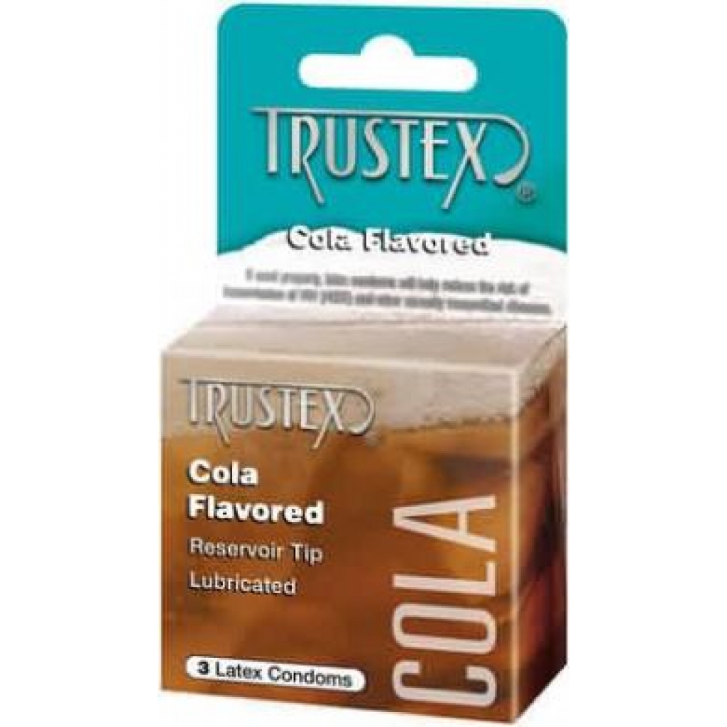 Trustex Flavored Condoms Cola 3 Pack - Line One Laboratories Inc