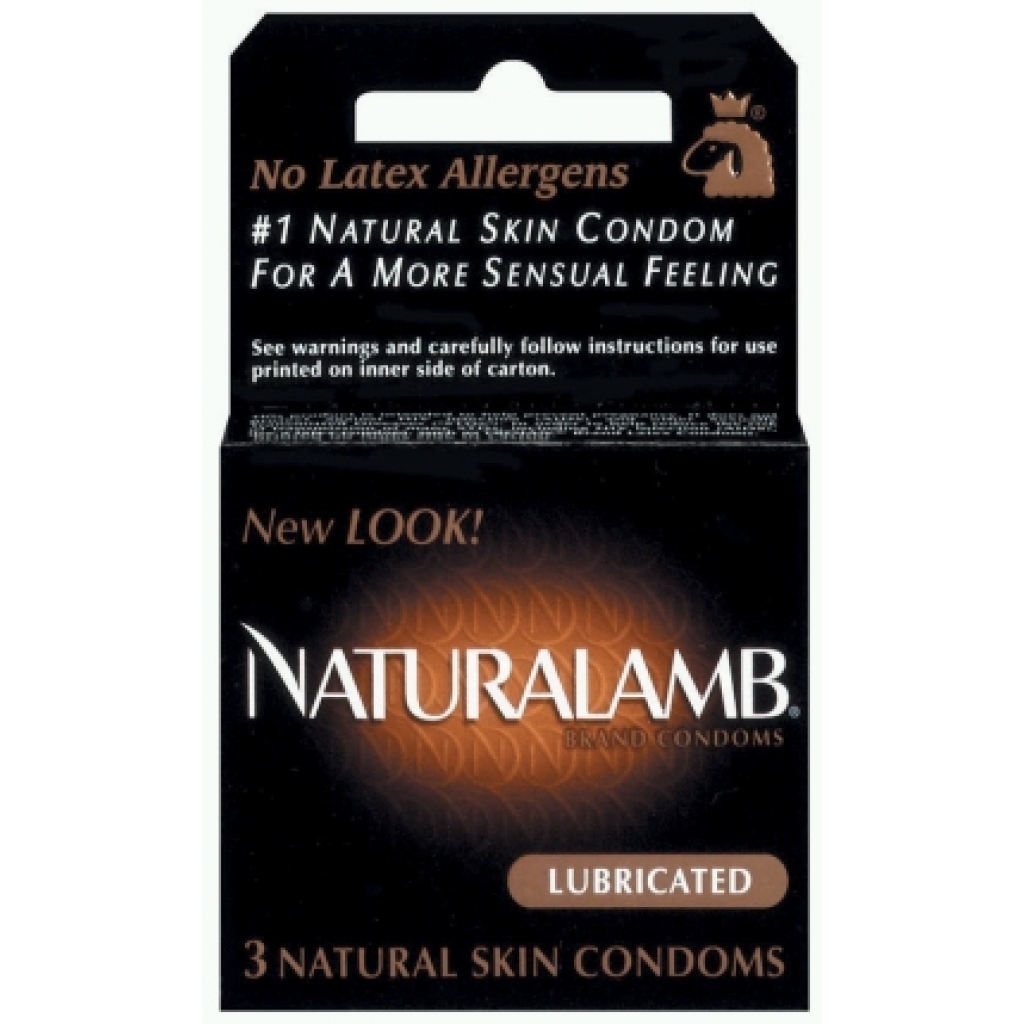 Trojan Natural Lamb Condoms 3Pk.