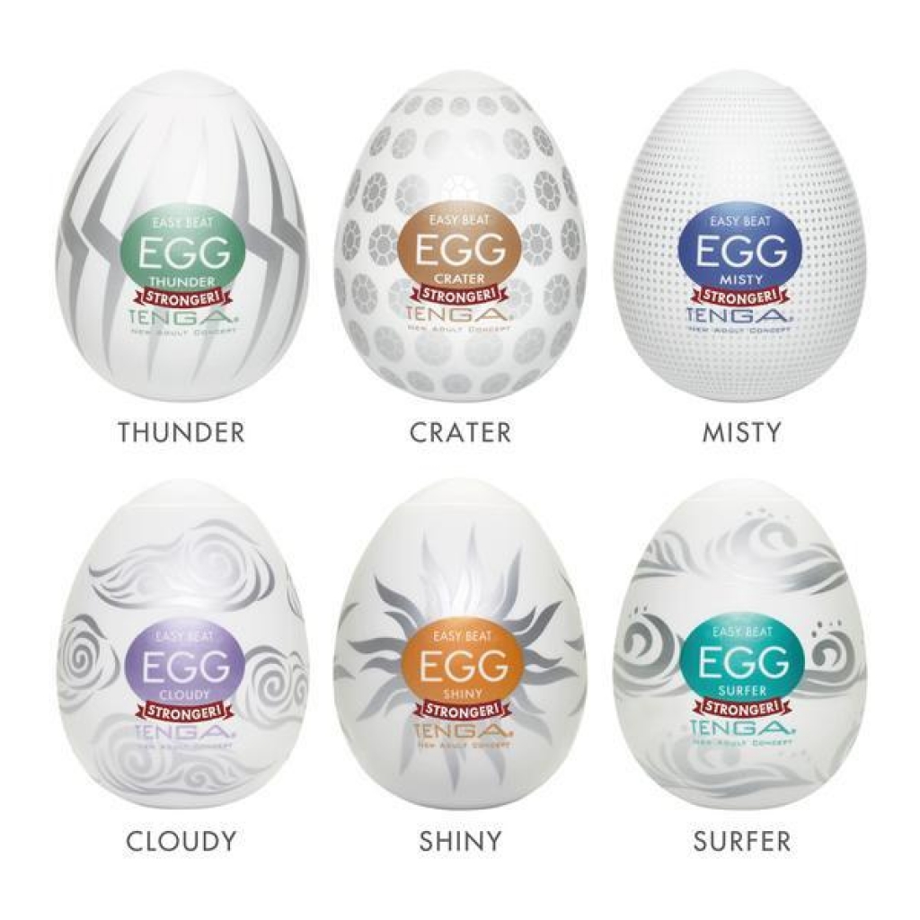 Tenga Egg Variety Pack Hard Boiled Strokers 6 Pack - Tenga