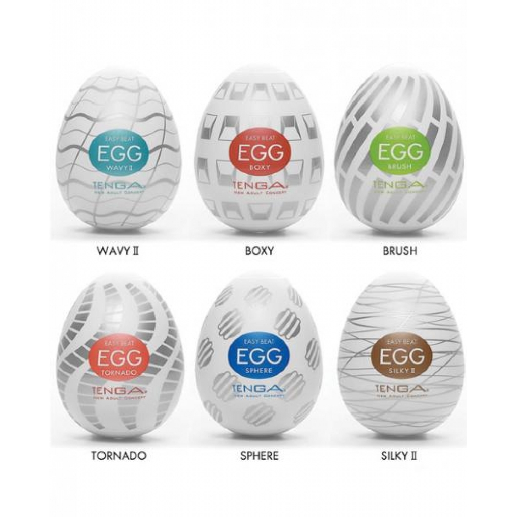 Tenga Egg Variety Pack Standard Masturbator 6 Pack - Tenga