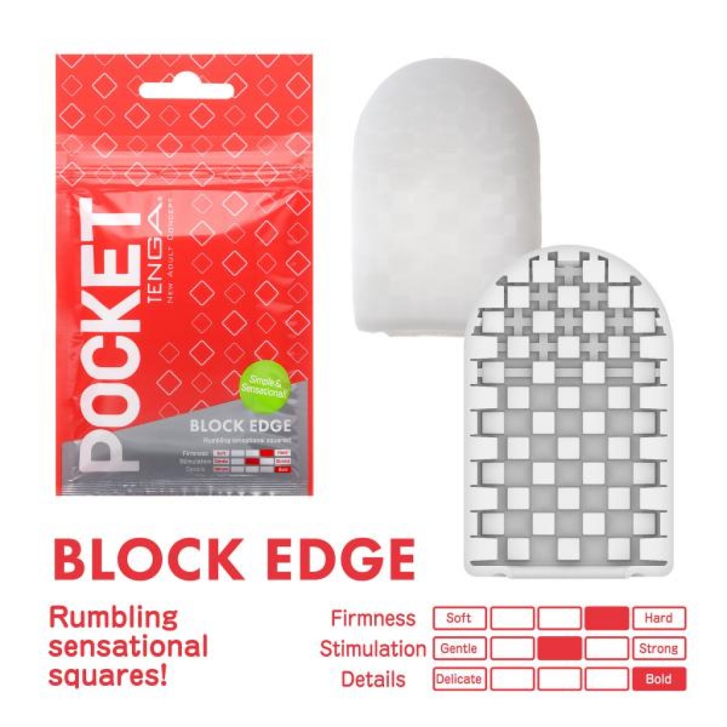 Pocket Tenga Block Edge (net) - Tenga