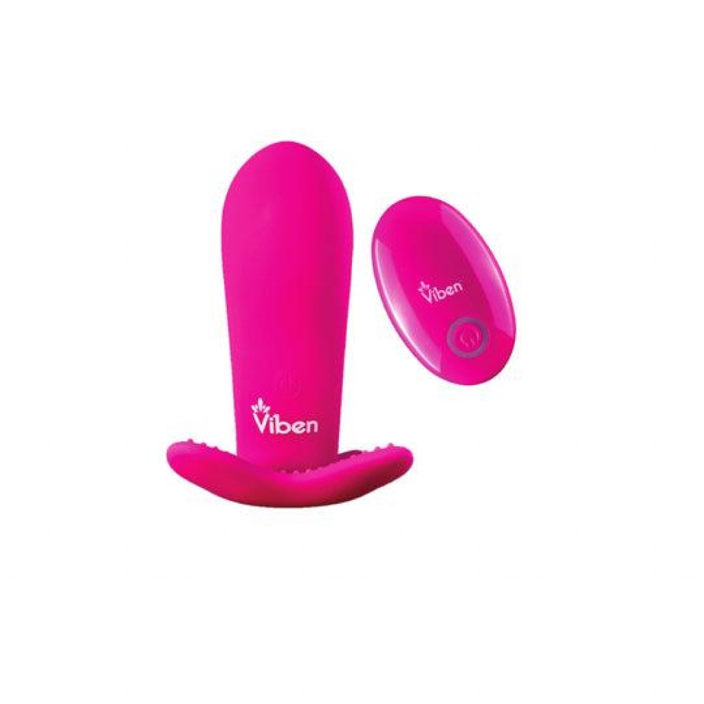 Viben Intrigue Panty Vibe W/ Pleasure Nubs Hot Pink - Viben