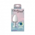 Cheeky Charms Round Clear Iridescent Large Silver Plug - Viben