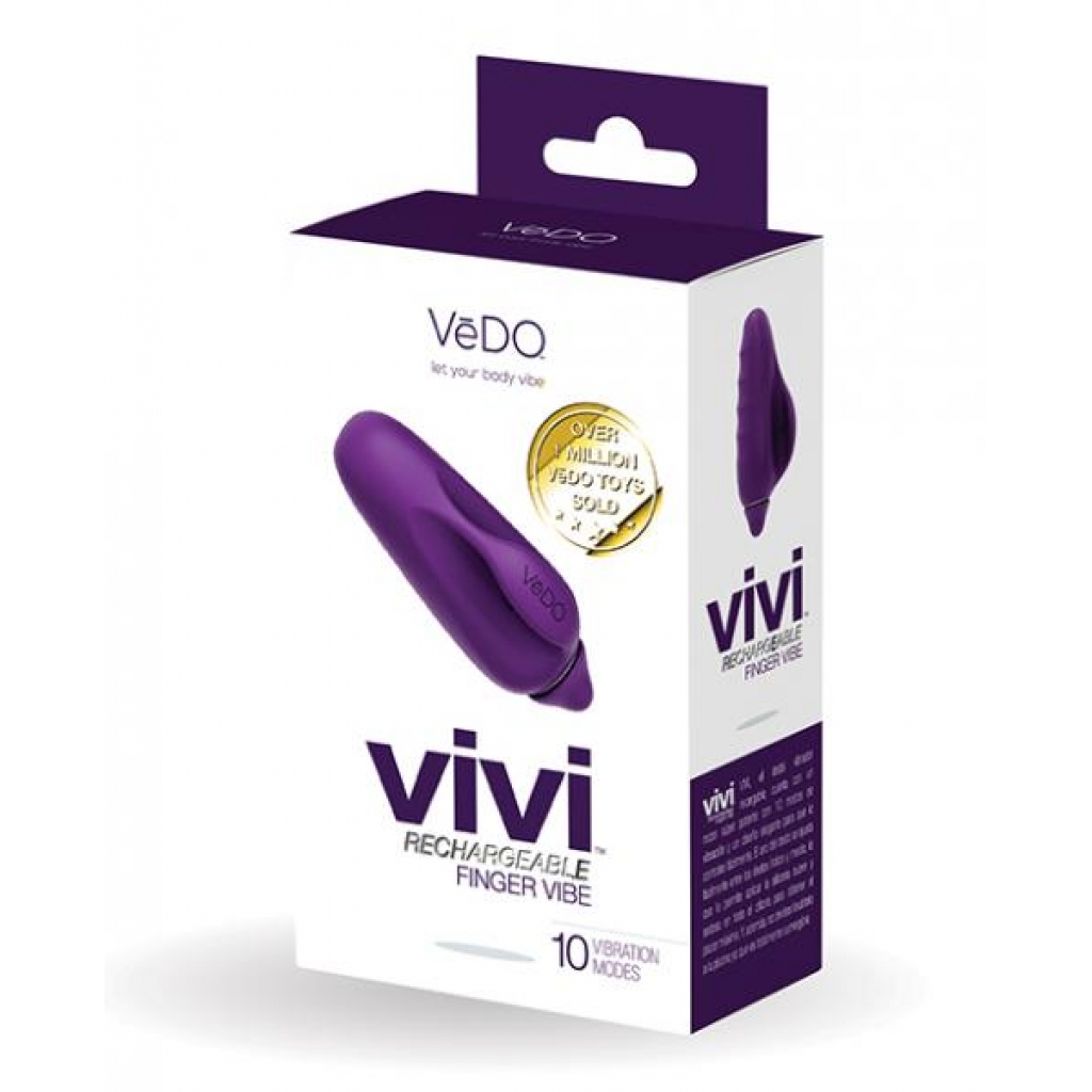 Vedo Vivi Rechargeable Finger Deep Purple - Vedo