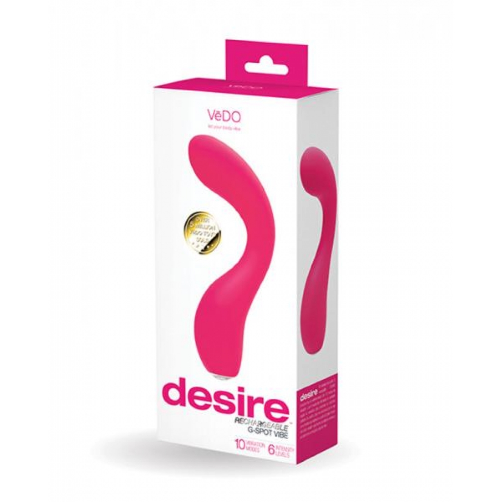 Desire G Spot Vibe Pink - Vedo