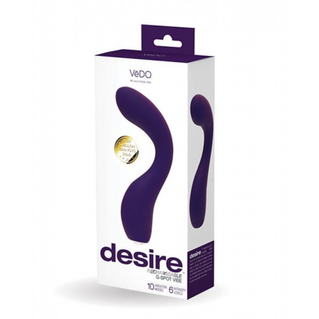 Desire G Spot Vibe Purple - Vedo