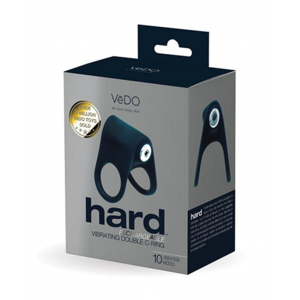 Hard Rechargeable C Ring Black - Vedo