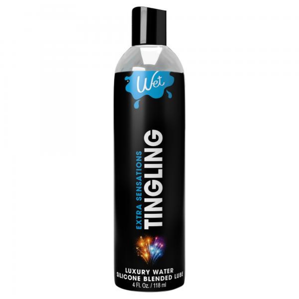 Wet Tingling Water/silicone 4 Oz - Wet Lube