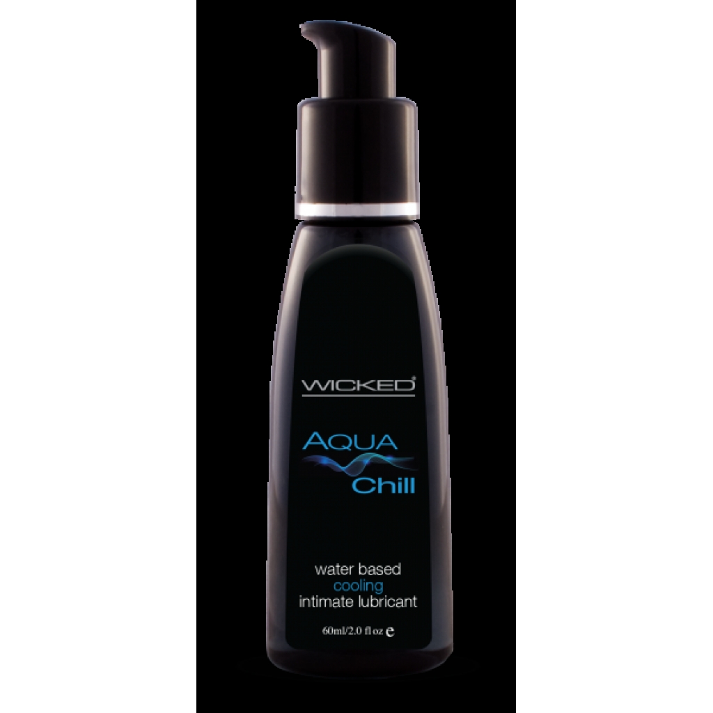 Wicked Aqua Chill Lubricant 2 Oz - Wicked Lubes
