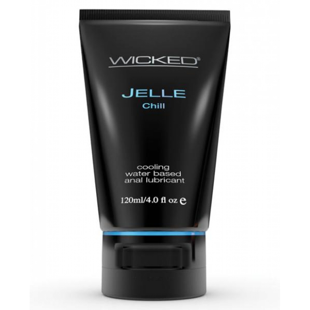 Wicked Jelle Chill Water Base Anal Gel 4oz Tube - Wicked Sensual Care
