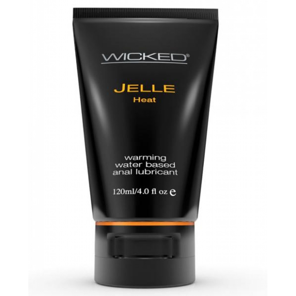 Wicked Jelle Heat Warming Anal Lubricant 4oz - Wicked Lubes