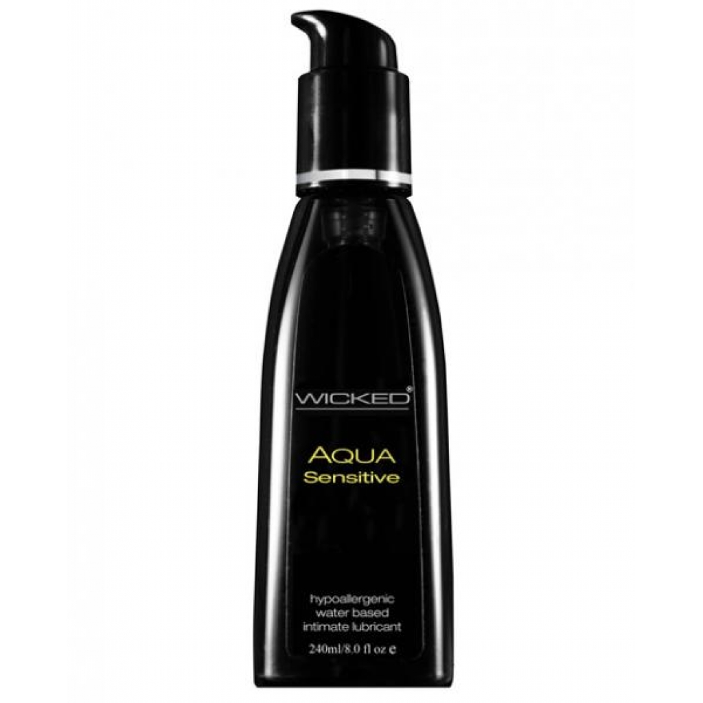 Wicked Aqua Sensitive Lubricant 8 fluid ounces - Wicked Sensual Care