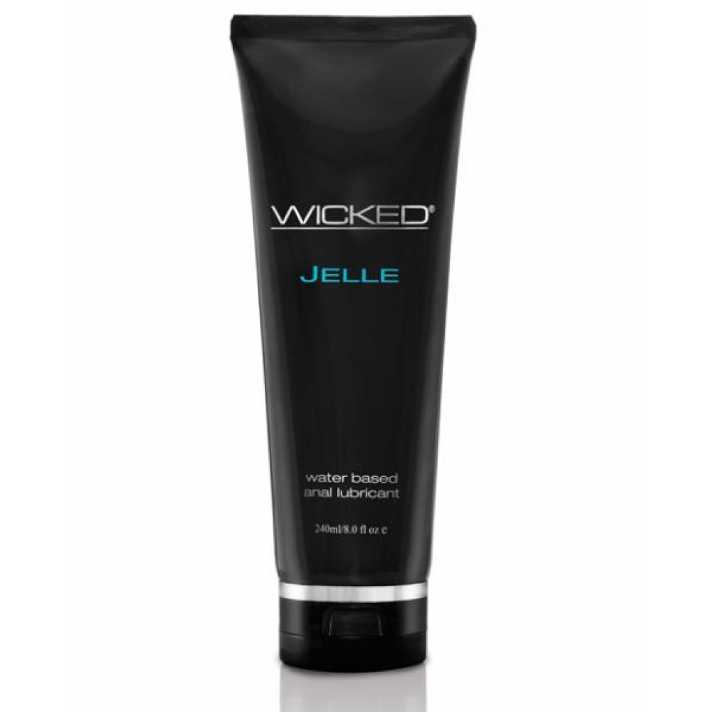 Wicked Jelle Water Based Anal Lubricant 8oz - Wicked Sensual Care