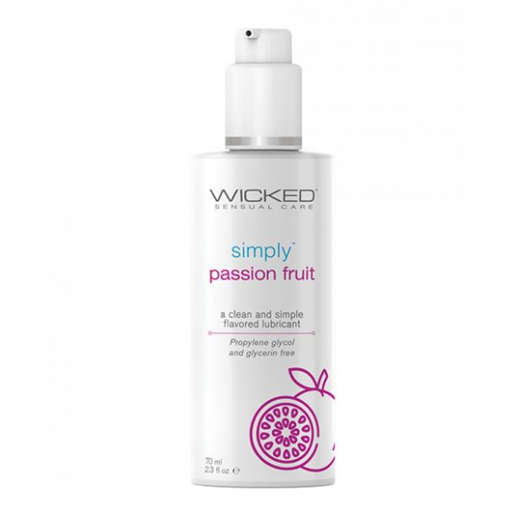 Wicked Simply Passion Fruit 2.3 Oz - Wicked Lubes