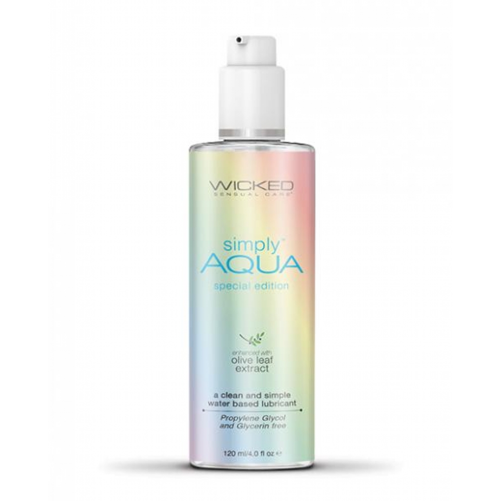 Wicked Simply Aqua 4oz Special Edition - Wicked Lubes