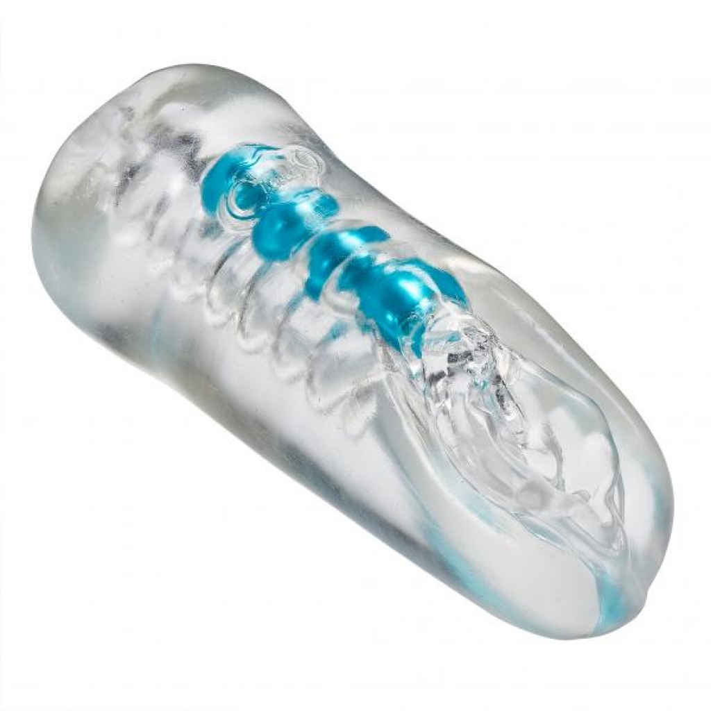 Cloud 9 Personal Double Ended Beaded Stroker Clear - Cloud 9 Novelties