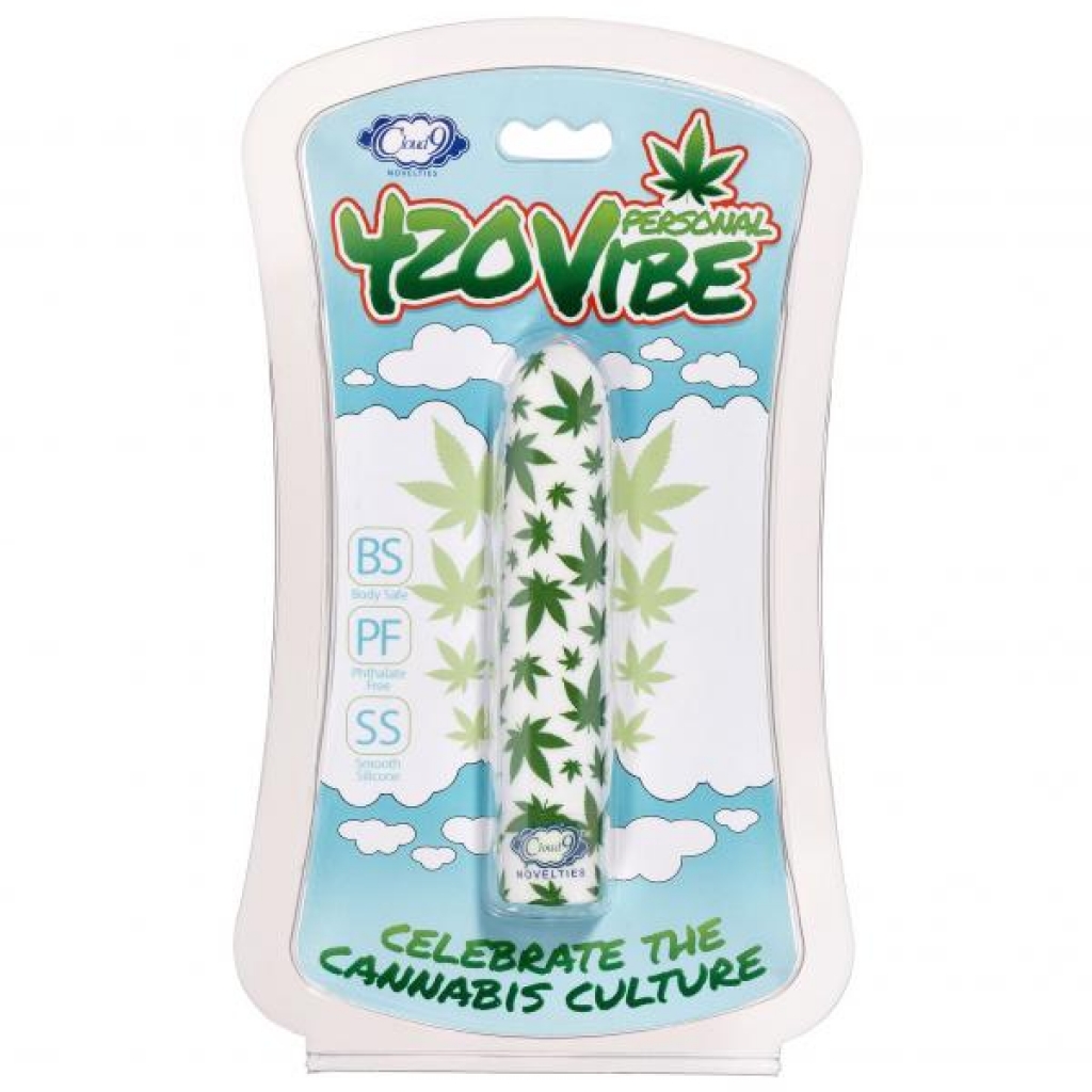 420 Slim Vibe White/cannabis Leaf - Cloud 9 Novelties