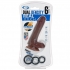 Cloud 9 Dual Density Real Touch 6 inches with Balls Brown - Cloud 9 Novelties