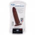 Cloud 9 Dual Density Real Touch 7 inches Dong without Balls Brown - Cloud 9 Novelties