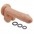 Pro Sensual Premium Silicone Dong Tan 9 inches with 3 C-Rings - Cloud 9 Novelties