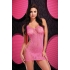 Lapdance Leopard Lace Mini Dress Pink O/s - X-gen Products