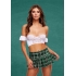 Teacher's Pet Schoolgirl Bustier & Skirt Set M/l - X-gen Products