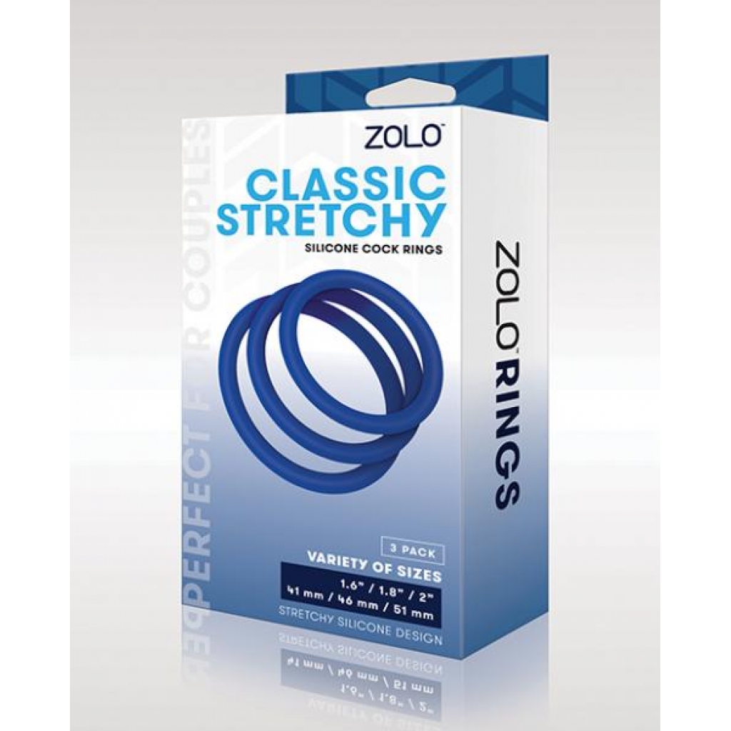 Zolo Classic Stretchy Silicone Cock Ring - X-gen Products