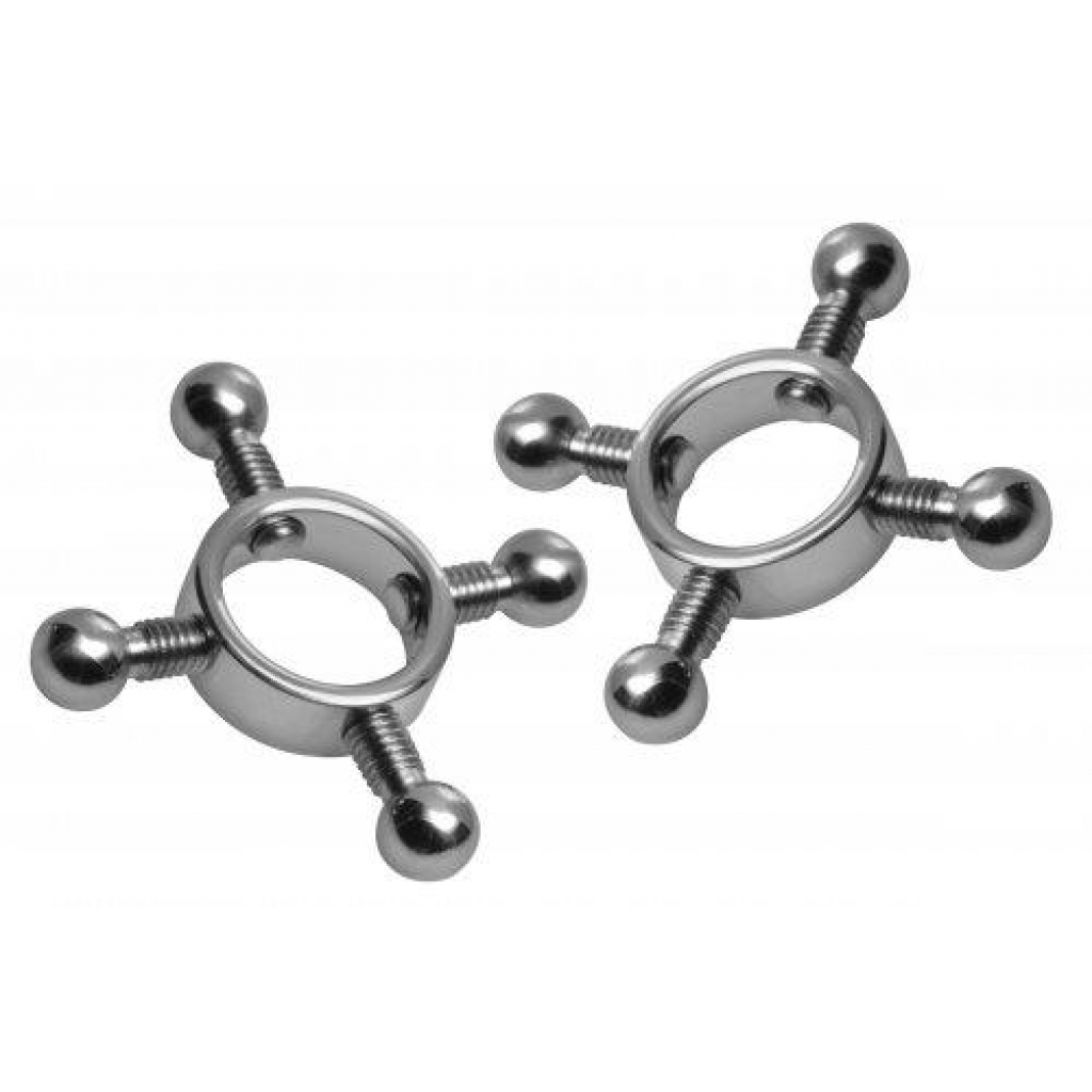 Stainless Steel Rings Of Fire Nipple Press Set - Xr Brands