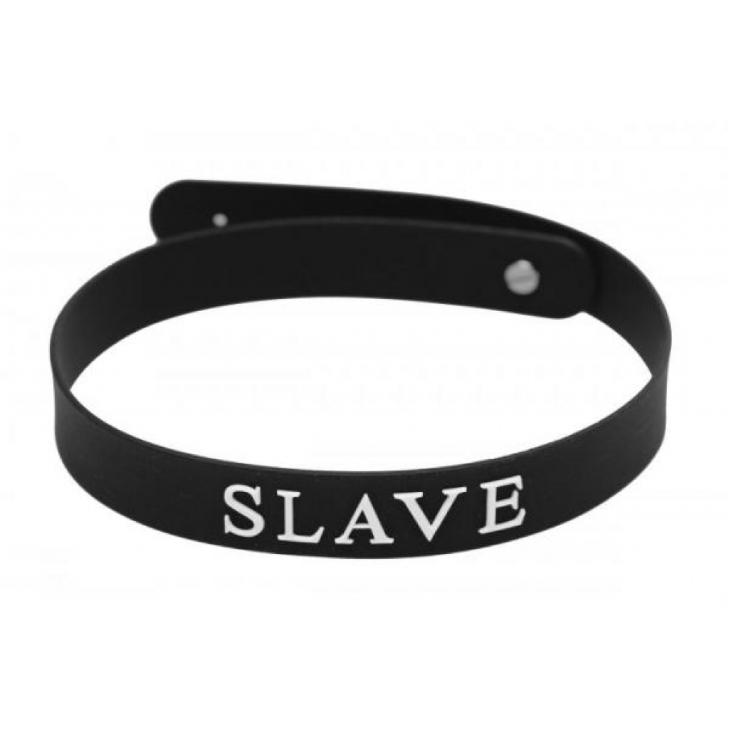 Slave Silicone Collar Black - Xr Brands