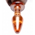 Tailz Faux Fox Tail Orange Glass Anal Plug - Xr Brands