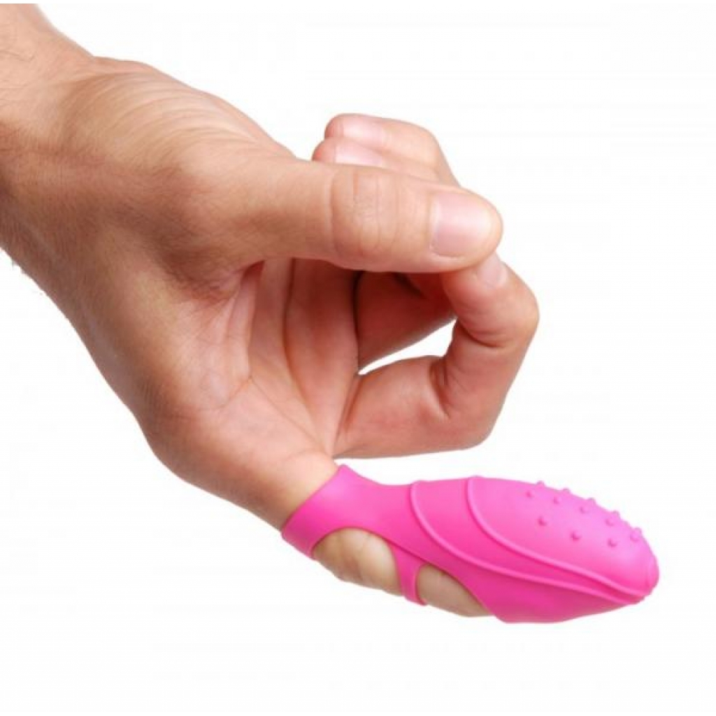 Bang Her Silicone G-Spot Finger Vibe Pink - Xr Brands