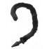 Bad Kitty Silicone Cat Tail Anal Plug Black - Xr Brands