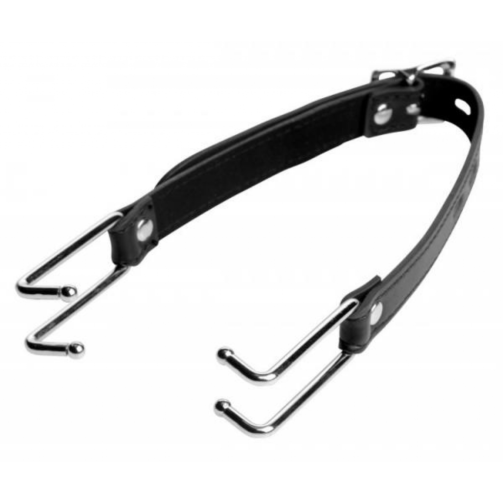 Strict Claw Hook Mouth Spreader Black Leather - Xr Brands