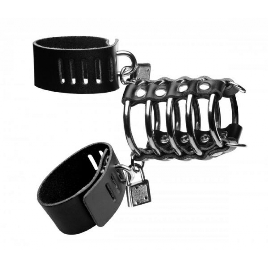 Strict Gates Of Hell Chastity Device Black - Xr Brands