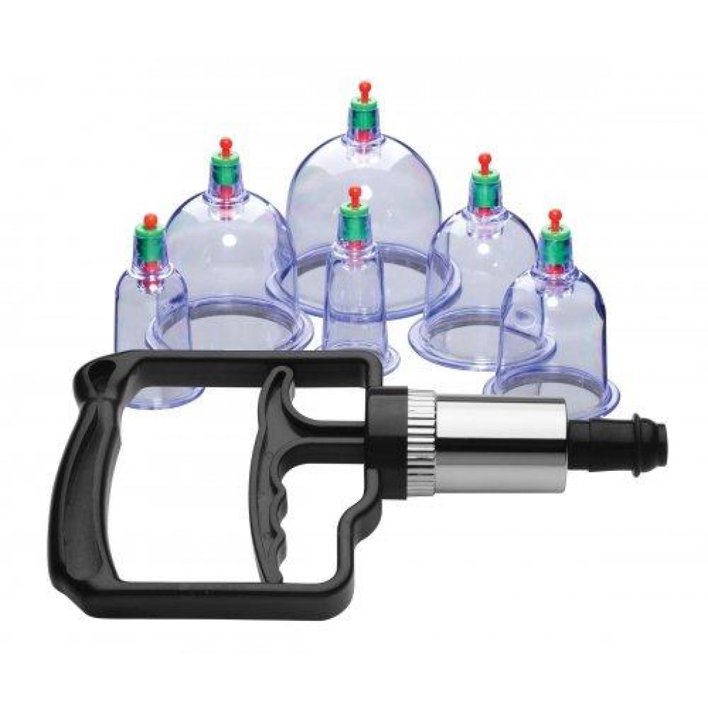 Sukshen 6 Piece Cupping Set With Acu-Points - Xr Brands